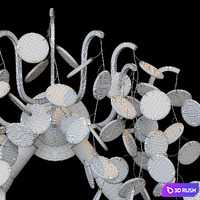 Wall lamp sconce Divinare Spumante 7288/26 AP-2 3D Model Corona