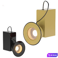 Minibox Wall Lamp by Stilnovo 3D Model Corona