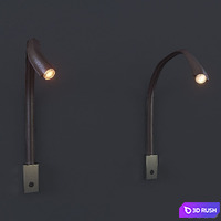 Sconce for reading - Flexiled by Contardi 3D Model Corona