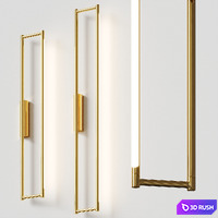 Applique LINK - Wall sconce 3D Model Vray, Corona