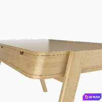 Shelter Desk 3D Model Vray, Corona