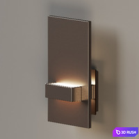 Vela Sconce by Oxygen Lighting 3D Model Vray, Corona