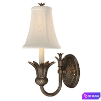 Hinkley Wall Lamp HK-PLANT1-PZ 3D Model Vray