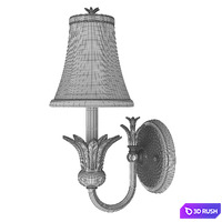 Hinkley Wall Lamp HK-PLANT1-PZ 3D Model Vray
