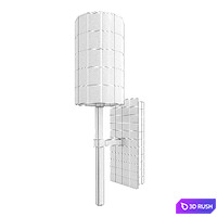 ELEGANT MINIMALIST SCONCE - 1 LIGHT 3D Model Vray