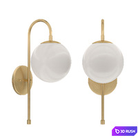 Wall Reading Light 3D Model Corona