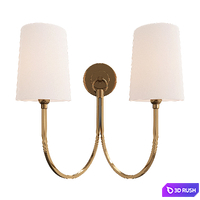 DOUBLE SWAG SCONCE - 2 LIGHT 3D Model Vray