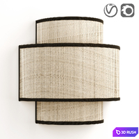 Jute wall lampshade, Come 3D Model