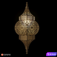 Dizi Wall Light Shade MWL808 3D Model Corona