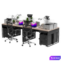 IKEA - Office workplace - Office workplace 16 3D Model Vray, Corona