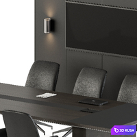 Meeting Table - Office Furniture 362 3D Model Vray, Corona