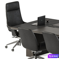 Meeting Table - Office Furniture 362 3D Model Vray, Corona