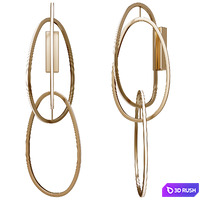 Unfolded Hanging RING 3D Model Corona