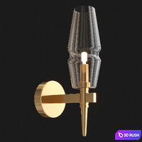 Wall lamp Maytoni LITA H002WL-01G 3D Model Vray