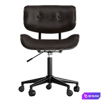 Lombardi Adjustable Desk Chair 3D Model Vray, Corona