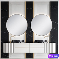 Bathroom Furniture 39 3D Model Vray, Corona