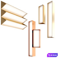 STICK wall lamp collection 3D Model