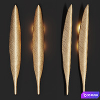 Line Brass 3D Model Corona