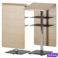 Brunner A-Pult stand 3D Model Vray, Corona