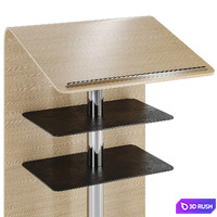 Brunner A-Pult stand 3D Model Vray, Corona