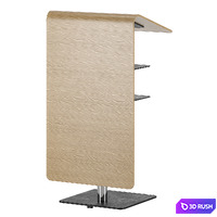 Brunner A-Pult stand 3D Model Vray, Corona