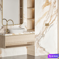 Bathroom furniture 51 3D Model Vray, Corona