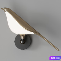 Sconce NOMI wall 3D Model Vray, Corona