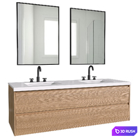 Modern Bathroom Furniture.Washbasin Cabinet With Built-in Basin 3D Model Vray, Corona
