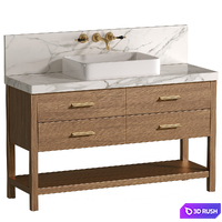 Cabinet washbasin.Modern Bathroom furniture 3D Model Vray, Corona