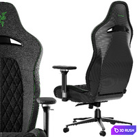Razer Enki Pro Black/Green 3D Model Corona
