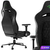 Razer Enki Pro Black/Green 3D Model Corona
