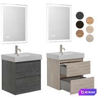 Nova Lite 60 2 drawers 3D Model Vray, Corona