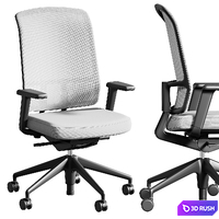 Vitra office chair AM 3D Model Vray, Corona