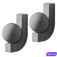 Urban Outfitters - Wally Sconce 3D Model Vray, Corona
