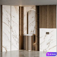 Bathroom Accessories 48 3D Model Vray, Corona