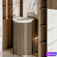 Bathroom Accessories 48 3D Model Vray, Corona