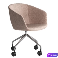 Host Task Chair 3D Model Corona