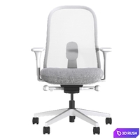 LINO Office Swivel chair with armrests by Herman Miller 3D Model Vray, Corona