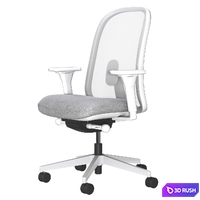 LINO Office Swivel chair with armrests by Herman Miller 3D Model Vray, Corona