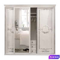 Wardrobe Classic 3D Model Vray