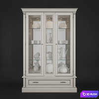 Showcase Venezia (Bianco) 3D Model Vray, Corona