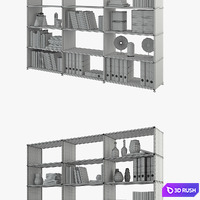 Haller System Cabinet 3D Model Vray