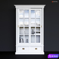 Showcase two-door Oxford Dantone Home 3D Model