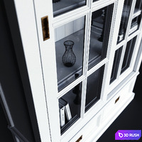 Showcase two-door Oxford Dantone Home 3D Model Corona