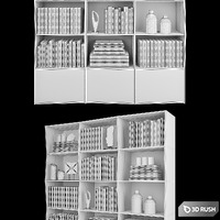 Maisons du Monde | set 50 3D Model Vray