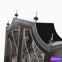 Showcase OAK MG 1400 3D Model Vray