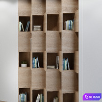 Wardrobe - Rack 04 3D Model Corona