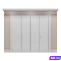 Built-in wardrobe 3D Model Corona