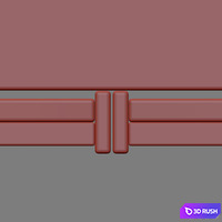 BEND Wardrobe 3D Model Vray