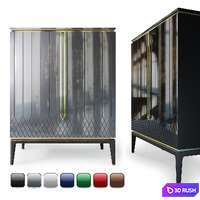 Wardrobe Bairo. Cabinet by Ambicioni 3D Model Vray, Corona
